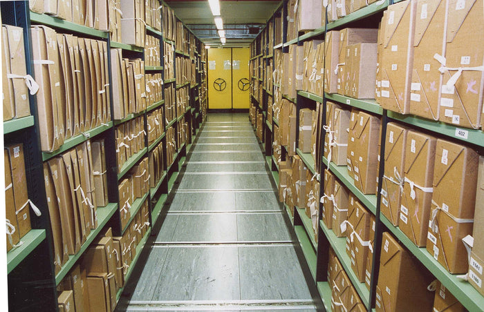 National Archives records room