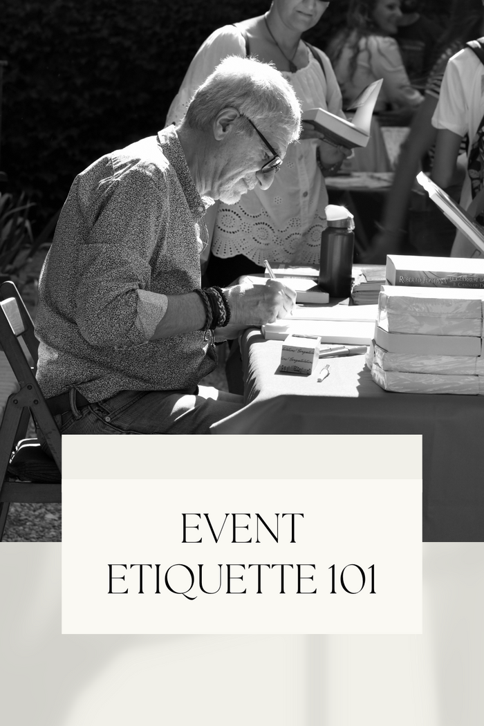 Author Signing Etiquette 101