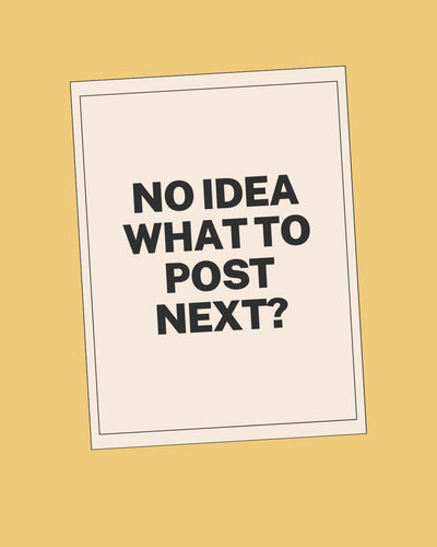 A Month of Social Media Content Ideas