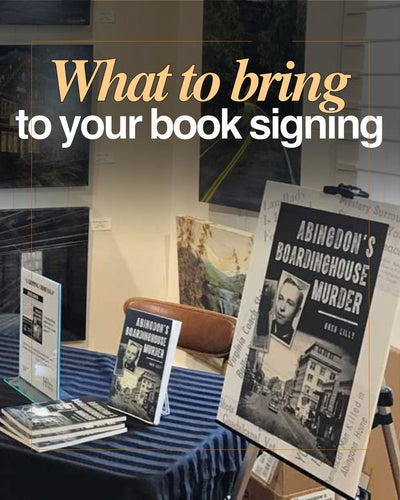 Pens, Props & Personality: What to Bring to Your Book Signing