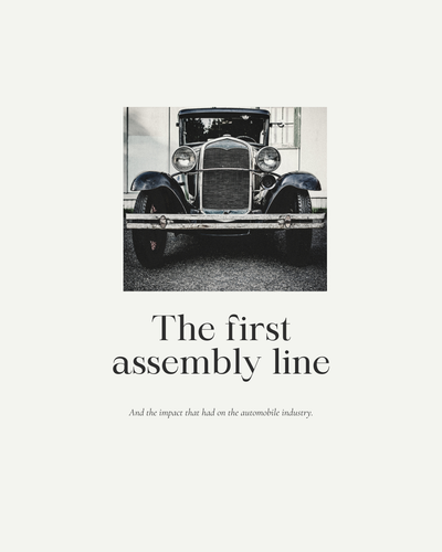 On This Day in History: The Assembly Line That Changed the World