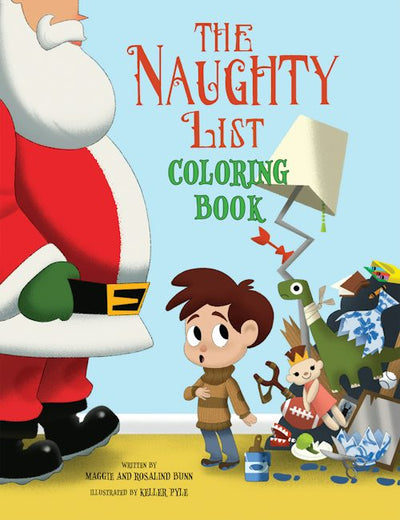 Cover image for The Naughty List Coloring Book, isbn: 9781455629497
